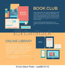 Banner Template With Books Banners Template Vector With Books