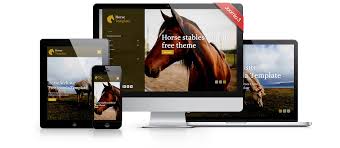 Horse Stable Equestrian Clubs Free Joomla 3 X Template