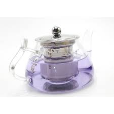 good clear borosilicate glass teapot