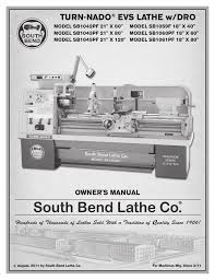 Southbend Sb1042pf Lathe User Manual Manualzz Com