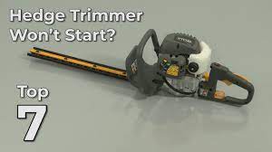 hedge trimmer troubleshooting