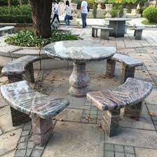 Garden Decoration Stone Japanese Tables