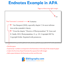 using endnotes in a research paper