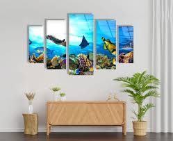 Tempered Glass Aquarium Wall Art 5