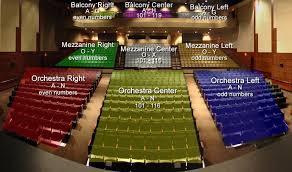 Seating Chart Official Site Of Niswonger Performing Arts