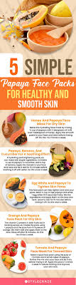 11 papaya face packs for glowing fair