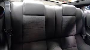 2007 07 Ford Mustang Rear Seat Black