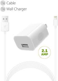 Amazon.com: iPhone Charger Set Boxgear (2 Pack) for, iPhone Xs, XS Max, X /  8/8 Plus / 7 Plus / 7 / 6S / 6 Charger Power Adapter Apple MFi Certified  Lightning to USB Cable Kit by – 2 cable + 2 wall charger