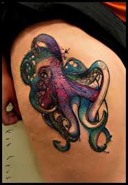 Mermaid tattoo designs are best feminine tattoos to express your love for the sea! Art Cute Animal Tattoo Underwater Watercolor Octopus Color Squid Tattoo Art Linework Watercolor Tattoo Sea Crea Octopus Tattoo Design Squid Tattoo Cute Tattoos
