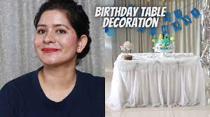 diy birthday table decoration idea