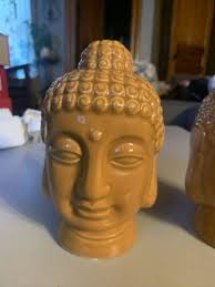 Pier 1 Imports Ceramic Buddha Head Set