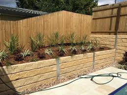 Concrete Sleeper Retaining Walls