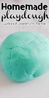 homemade playdough without cream of tartar