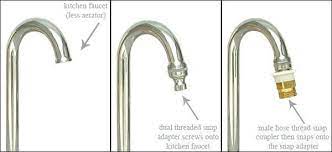 nice looking faucet to garden hose