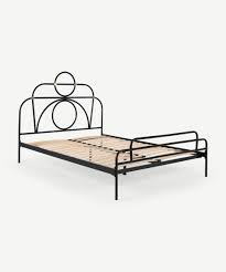 anthea metal double bed black made com