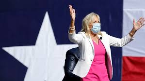 The lifelong educator also has two master's degrees, in english and reading. There Are No Do Overs Says Jill Biden As She Rallies Voters In Dallas El Paso
