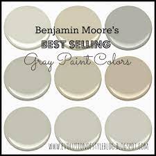 benjamin moore s best selling grays