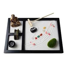 Japanese Zen Garden Kit For Desk Sand