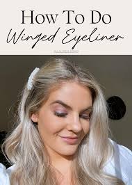 do winged eyeliner