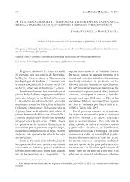 (PDF) El género Andryala L. (Compositae, Cichorieae) en la ...
