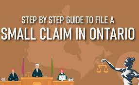 step by step guide for small claims