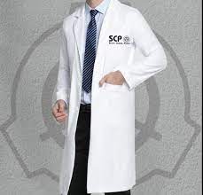 Anime SCP Cosplay Special Containment Procedures Costume White Cloak Jacket  Strech Coat Doctor Long Jacket Mens Womens Coat - AliExpress