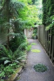 Narrow Side Garden Ideas Side Yard