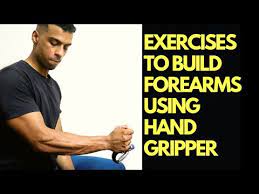 build strong forearms with hand gripper
