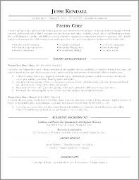 Sample Resume For A Chef Emelcotest Com