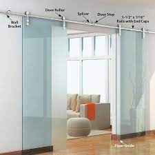 Double Glass Doors With Fittings Doors