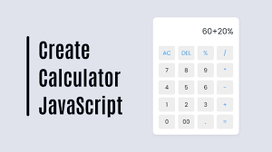 make calculator in html css javascript