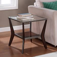 contemporary glass side tables living