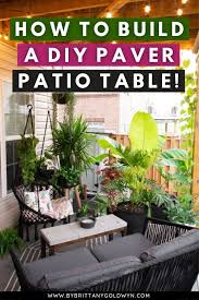 How To Make A Diy Patio Coffee Table