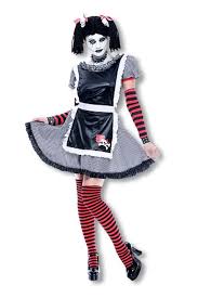 gothic rag doll costume m emo outfit