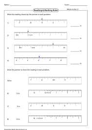 As the length of the marks unfortunately, the movement on the hook isn't accurate on all tapes, and it can lose accuracy over time. Reading Marking Ruler Worksheet Printable Pdf Download