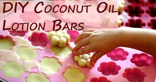 diy coconut oil lotion bars