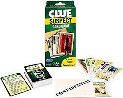 The dealer shuffles remaining 18 clue cards and deals them as evenly as possible to the players read aloud the card and show it to all players. Amazon Com Clue Suspect Card Game All The Fun Of Clue In Minutes Toys Games