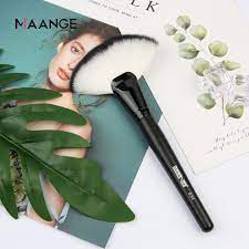 maange 1pcs soft makeup large fan brush