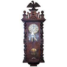 19c Gustav Becker Vienna Wall Clock