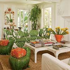tropical decor living room