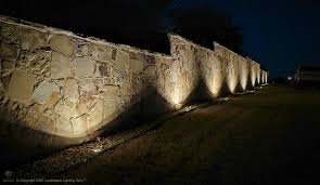 Wall Grazing Landscape Lighting