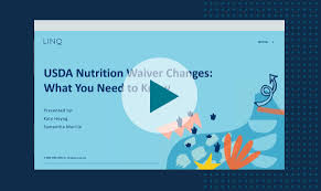 webinar usda nutrition waiver changes