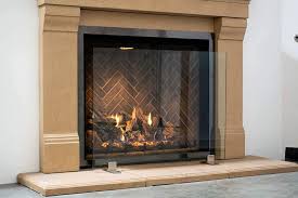 Glass Fireplace Screen