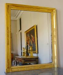 Empire Gilt Wood Mirror 19th Century