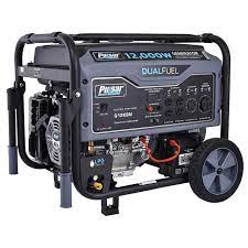 Continuous watts is the power the generator can consistently. Pulsar 12 000w Dual Fuel Portable Generator In Space Gray With Electric Start G12kbn Walmart Com Walmart Com