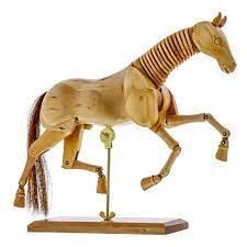 30cm Horse) - US Art Supply Wooden Horse Artist Drawing Manikin Articulated  Mannequin (Choose Size Below) (30cm Horse) : Amazon.com.au: Home