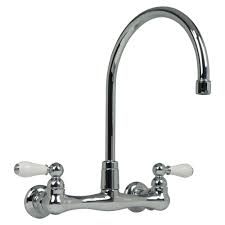 2 Handle Wall Mount Kitchen Faucet 2 2