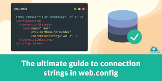 connection strings in web config