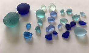 Dark Blue Sea Glass San Go Treasure