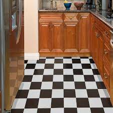stick checd pattern vinyl tile